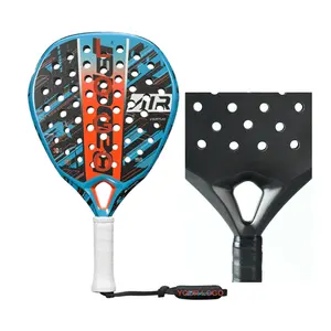 Top Ranked Quality Factory Wholesale Custom Your Own Brand Carbon Fiber Padel Racket Tennis Paddle Racket OEM