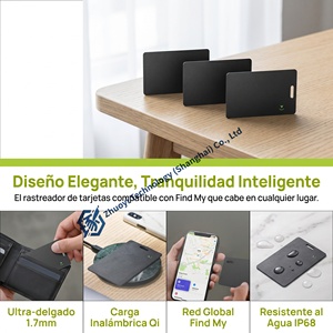 Paquete de <span class=keywords><strong>4</strong></span> Tarjetas <span class=keywords><strong>AirTag</strong></span> para Pulsera, 2 Localizadores, Mini Accesorio de Rastreo Universal para Ropa y Equipaje - Product Image 1