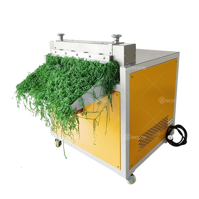 Office Use Kraft Paper Shredder  Automatic Feed Crinkle Cut Machine