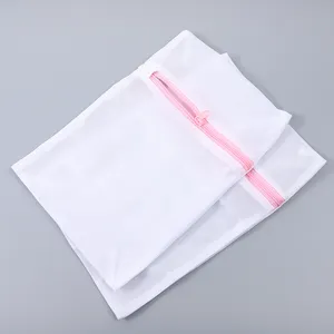 High standard reusable mesh cotton laundry bags