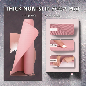 Tapete de <span class=keywords><strong>Yoga</strong></span> KSY NBR Antideslizante, Grueso y Ancho <span class=keywords><strong>para</strong></span> <span class=keywords><strong>Principiantes</strong></span>, 183 cm de Largo, Diseño Plegable <span class=keywords><strong>para</strong></span> Uso Doméstico, Deportes, Danza y <span class=keywords><strong>Yoga</strong></span> - Product Image 2