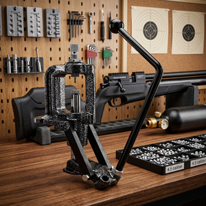 Machine à presser les plaques métalliques 6X 5 fentes, durable et souple, pour la chasse et le tir en extérieur, Oren Celik Makina ORM1051 - Product Image 6