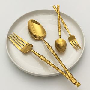 Juego de Cubiertos de Acero Inoxidable con Diseño de Árbol, Cuchillo, Tenedor y Cuchara con Mango de Reloj de Arena para Hotel, Restaurante, Comida Occidental - Product Image 3