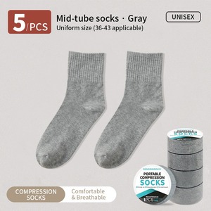 Cheap <strong>Polyester</strong> Disposable Daily Throwing <strong>Socks</strong> Portable Travel Business Compression Mid-Calf <strong>Socks</strong> Men Women Leisure Sports - Product Image 6