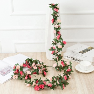 Fiori Artificiali, Ghirlande di Rose e <span class=keywords><strong>Glicine</strong></span>, Decorazioni per Archi Nuziali, Ghirlande di Fiori Finti per Feste - Product Image 4
