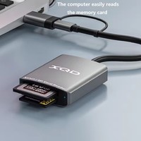Lecteur de carte XQD USB C Lecteur de carte mémoire SD XQD USB 3.0 pour Sony G/M Series & Lexar 2933x/1400x USB Mark XQD Card