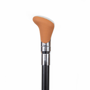 Canne de marche élégante et minimaliste, poignée orange de style voiture, poignée confortable, canne décorative - Product Image 4