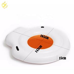 Colchoneta Inflable de Plástico de Alta Calidad con Forma de <span class=keywords><strong>Huevo</strong></span> para Piscina, Juguetes Acuáticos para Fiestas, Diversión para Adultos/Niños, Flotador para Piscina, Capacidad de 100-500 kg - Product Image 3