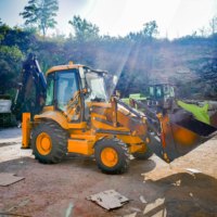 Cina Merek EPA 5 Ton 6 Ton 7 Ton Ce Excavator Backhoe Loader Wheel Loader Mesin untuk Dijual