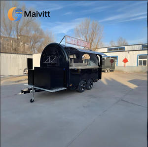 Coche comedor negro <span class=keywords><strong>de</strong></span> doble eje con vitrina iluminada, mostrador <span class=keywords><strong>de</strong></span> servicio <span class=keywords><strong>de</strong></span> cabaret y pantalla <span class=keywords><strong>de</strong></span> ventana para chips <span class=keywords><strong>de</strong></span> dulces <span class=keywords><strong>de</strong></span> comida - Product Image 4