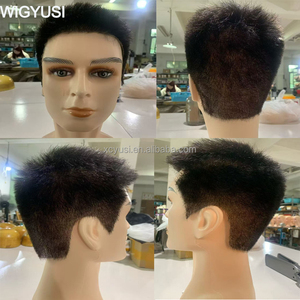 <span class=keywords><strong>Parrucche</strong></span> Integrali in Pizzo per <span class=keywords><strong>Uomo</strong></span>, 100% <span class=keywords><strong>Capelli</strong></span> Umani Vergini, Annodate a Mano, Disponibili, Spedizione Rapida, Parrucca Umana Senza Colla all'Ingrosso - Product Image 5