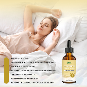 Gouttes liquides de haute qualité pour le sommeil, extrait d'ashwagandha et extrait de mélisse, gouttes liquides de magnésium pour la concentration et l'attention - Product Image 5