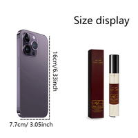 Eau de Parfum 15ml, parfum boisé épicé de luxe, portable, unisexe, parfum longue durée, vaporisateur de voyage, parfum arabe