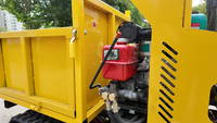 Mini-dumper chenillé de haute qualité, hydraulique, auto-chargeur, tout-terrain, avec chenilles en caoutchouc