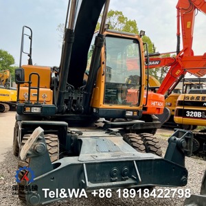 Excavadora de Ruedas HYUNDAI R210W-9T Usada, 21 Toneladas, 124 kW, Motor Diésel Cummins, Excavadora Hidráulica, Maquinaria de Construcción con Cucharón - Product Image 3