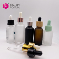 15ml 30ml bleu ambre noir vert verre boston bouteille ronde 60ml 120ml compte-gouttes/bouteille compte-gouttes d'huile essentielle avec pipette
