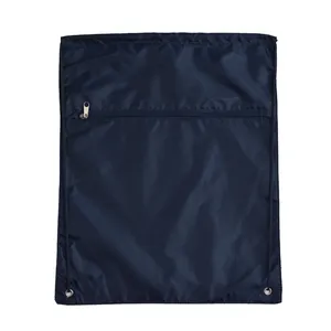 Mô Hình Tùy Chỉnh Nylon Dây Kéo Túi Sack Cinch Phòng Tập Thể Dục Lưu Trữ Ba Lô Với Túi Dây Kéo Phía Trước - Product Image 1