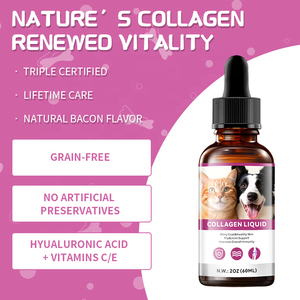 Kolagen peliharaan cairan tetes anjing dukungan kekebalan tubuh anjing cairan Hip bersama anjing cairan kulit cairan kesehatan hewan peliharaan suplemen kesehatan - Product Image 3