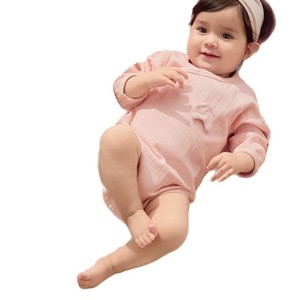 Body de punto modal de manga larga para bebé, modelo Crystalline de octubre, para niñas, otoño invierno, ajuste cómodo - Product Image 2