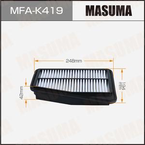 ไส้กรองอากาศเครื่องยนต์ MFA-K419 MASUMA สำหรับรถยนต์ GENESIS - Product Image 3