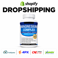 Cápsulas de Complejo de Magnesio OEM ODM, Suplemento Dietético, Máxima Absorción, Apoyo para la Salud de Huesos y Músculos, Marca Privada, Dropshipping