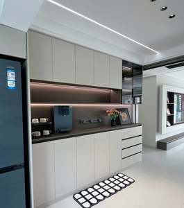 Buffet moderne multifonctionnel en bois personnalisé, gain de place, écologique, pour appartement et villa - Product Image 2