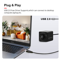 14209 5600 Imx334 4K 1,1mm Lente panorámica de 360 grados Sensor CMOS MJPG 30fps UVC 8MP USB HD Cámara Sensor de imagen de visión industrial