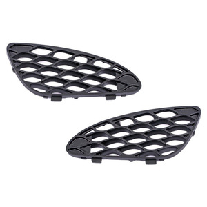Front Bumper Grille Cover For Mercedes E Class W211 2003-2006 ABS Plastic Clip On Black Mesh Design - Product Image 1