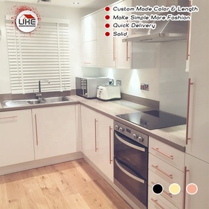 Rose Gold Xử Lý Tủ Quần Áo Tủ Xử Lý 12MM T <span class=keywords><strong>Bar</strong></span> Xử Lý Nội Kéo Tay Nắm Đồ Nội Thất Cho Nhà Bếp - Product Image 2