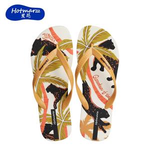 PVC Men's <strong>Flip</strong> Flops Slippers Factory Price Jungle Print Quick Drying Anti-Slippery Slippers Sandals for Summer Indoor/Outdoor - Product Image 2