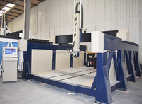 Machine de routeur EPS et ATC à 5 axes avec sculpture en mousse 4-CNC Servomoteur de puissance maximale de 5kW et système de contrôle Richauto