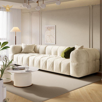 Canapé en forme de L moderne italien modulaire en tissu pour salon, maison, villa, fourniture d'usine
