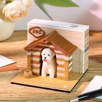 Notes autocollantes Sweetmade en forme de chien 3D pour la décoration du salon
