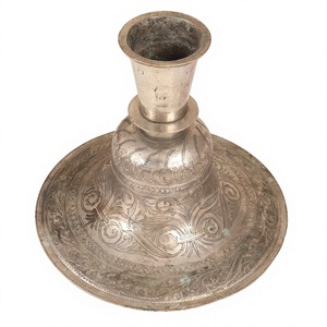 Base de Cachimba de Latón Antiguo Hecha a Mano, Base de Agua Tradicional Grabada, Base Decorativa para Pipa, Decoración del Hogar, Artículo de Regalo - Product Image 2