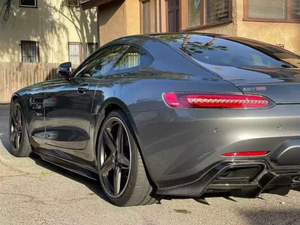 R phong cách sợi <span class=keywords><strong>carbon</strong></span> body Kit cho <span class=keywords><strong>Mercedes</strong></span>-Benz amggt sợi <span class=keywords><strong>carbon</strong></span> phía trước Lip váy phía sau khuếch tán Spoiler - Product Image 4