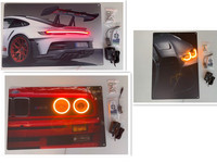Livraison directe sans quantité minimale de commande affiche de voiture LED illuminée logo personnalisé enseigne au néon lumière pour voiture boutique décoration de la maison