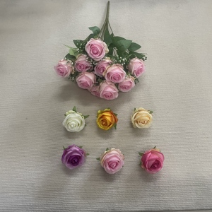 Premium <span class=keywords><strong>Livraison</strong></span> Rapide 12 Têtes Rose Combinaison <span class=keywords><strong>De</strong></span> Souffle <span class=keywords><strong>De</strong></span> Bébé <span class=keywords><strong>Bouquet</strong></span> <span class=keywords><strong>De</strong></span> <span class=keywords><strong>Fleurs</strong></span> Artificielles Soie Flor pour Mariage Saint Valentin - Product Image 2