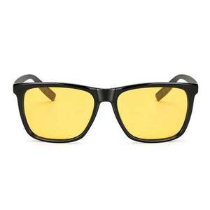 Nouvelles lunettes de soleil polarisées rétro pour hommes, verres jaunes, conduite de nuit, protection UV400, monture carrée - Product Image 2