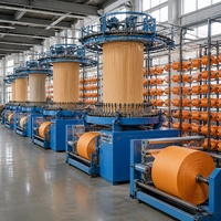 Machine à tisser automatique de sacs circulaires à 4 navettes pour sacs à oignons, à économie d'énergie