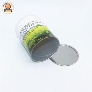 Tubo de Papel Kraft Compuesto de Grado Alimenticio con Tapa de PE Fácil de Despegar para Envasado de Café, <span class=keywords><strong>Milo</strong></span> en Polvo, Chocolate y Papas Fritas - Product Image 5