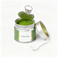 Fournisseur en gros de boîtes en fer blanc soudées hermétiques haut de gamme pour matcha, boîtes en métal pour thé de qualité alimentaire OEM avec impression de logo et couleur personnalisée