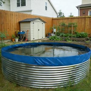 <span class=keywords><strong>Bassin</strong></span> <span class=keywords><strong>en</strong></span> acier galvanisé sur mesure pour l'aquaculture, l'irrigation, les jardins et les installations aquatiques - Product Image 4
