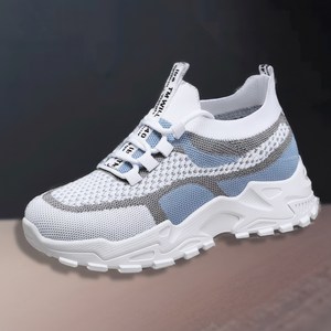 Sneakers da corsa bianche leggere da donna Design semplice per allenamento e Jogging - Product Image 1