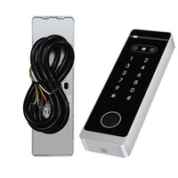 TTlock Terminal Kontrol Akses Pencatat Waktu Pengenalan Wajah dan Sidik Jari Bluetooth, Kartu Mifare 13.56MHz, Kartu DESFire EV1, EV2