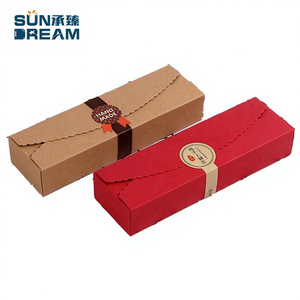 Custom for Wedding Favors Birthday Party Candy Cookies Christmas Party Gift Bake Packaging DIY Kraft <strong>Chocolate</strong> Gift Box - Product Image 1