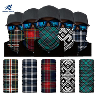 Cache-tête chaud de la série Reborn Pattern en polyester imprimé camouflage, coupe-vent et polyvalent, bandeau magique pour le camping et les activités de plein air