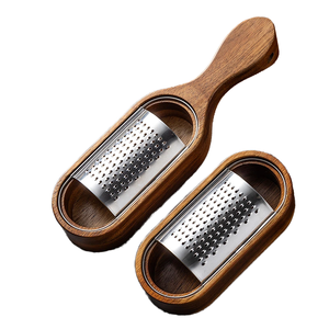 เครื่องขูดชีสสแตนเลสพร้อมกล่องภาชนะเครื่องหั่นด้วยมือเครื่องขูดสำหรับเนยผักเครื่องใช้ในครัว - Product Image 3