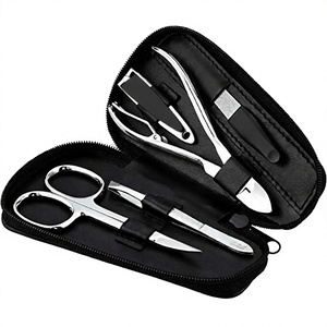 Factory Direct Stainless Steel 6-in-1 Manicure Set 9 Pcs Professional <b>Pedicure</b> <b>Tools</b> Nail Clipper Set with Color Box beauty - Product Image 2