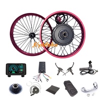 Kit de Conversion Vélo Électrique E-bike Moteur Moyeu Brushless 72V 3000W 5000W 8000W avec Écran LCD et Paramètres APP