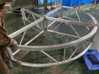 Scène ronde en aluminium 3M, plateforme de scène circulaire avec pieds réglables pour événements, concerts, mariages, équipement